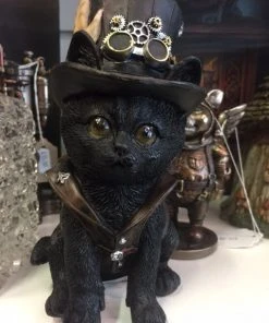 Nemesis Now Steampunk Homeware Cogsmiths Steampunk Cat