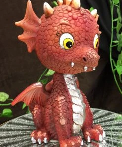 Nemesis Now All Homeware Bobflame Red Dragon Bobble Head