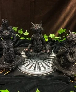 Nemesis Now Set Of 3 Zen Cats All Homeware