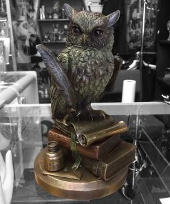 Nemesis Now Ulula Bronze Academic Owl Steampunk Homeware
