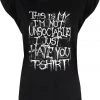 Grind Ladies Gothic Clothing I'm Not Unsociable T-Shirt