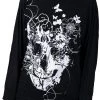 Innocent Clothing Innocent Grunge Skull Top Ladies Gothic Clothing
