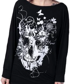 Innocent Clothing Innocent Grunge Skull Top Ladies Gothic Clothing