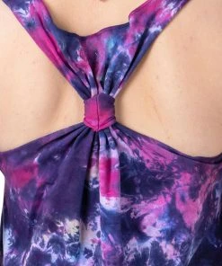 Innocent Clothing Innocent Tye Knot Top Blue/Pink All Ladies Clothing