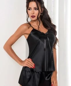 Chemises, Nightwear Irall Aria Set Black