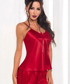 Irall Aria Set Burgundy Chemises, Nightwear