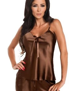 Chemises, Nightwear Irall Aria Set Chocolate