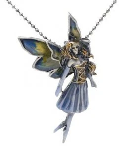Amy Brown Jewellery Amy Brown Forget Me Not Fairy Enamel Pendant All Jewellery