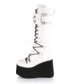 Demonia KERA-200 Boots White All Footwear
