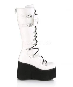 Demonia KERA-200 Boots White All Footwear