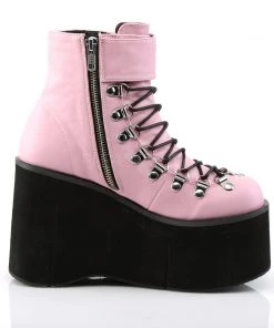 All Footwear Demonia KERA-21 Boots Pink