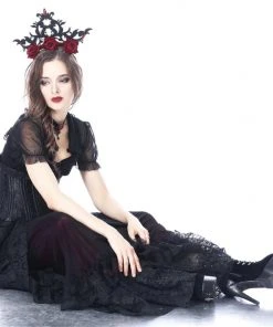 Ladies Gothic Clothing Dark In Love Gothica Skirt