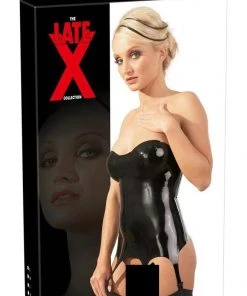 Ladies Fetish Clothing LATE-X Latex Corsage With Suspender Straps 7 Ladies Fetish Clothing LATE-X Latex Corsage With Suspender Straps