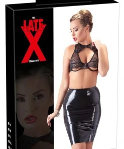 Ladies Fetish Clothing LATE-X Ladies Black Latex Skirt