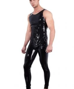 LATE-X Mens Latex Jumpsuit