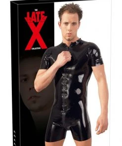 LATE-X Mens Latex Playsuit Mens Fetish Clothing
