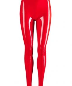 LATE-X Red Latex Leggings