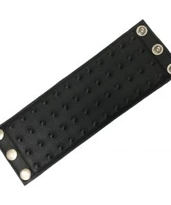 Angel Clothing Gothic Accessories Black Leather Studded Wrist Cuff