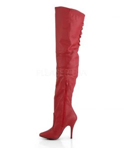 Pleaser LEGEND 8899 Boots Red Ladies Fetish Boots