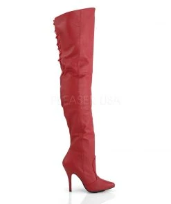 Pleaser LEGEND 8899 Boots Red Ladies Fetish Boots
