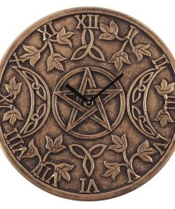 Something Different Lisa Parker Terracotta Triple Moon Clock All Homeware