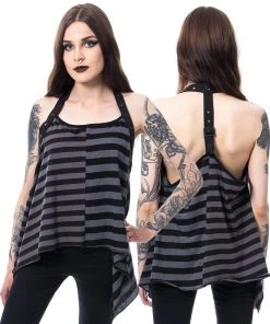 Innocent Clothing All Ladies Clothing Chemical Black Lanar Top