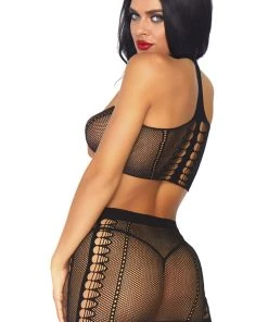 Leg Avenue Bandeau Top And Mini Skirt Clubbing Dresses