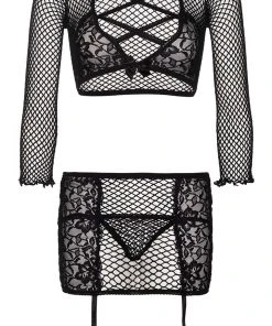 Leg Avenue Crop Top String And Garter Skirt Clubbing Dresses