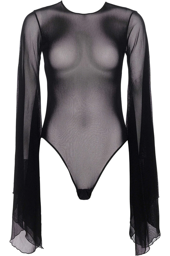 Body, Bodysuits, Teddies Leg Avenue Mesh Bell Sleeve Teddy 5 Body, Bodysuits, Teddies Leg Avenue Mesh Bell Sleeve Teddy