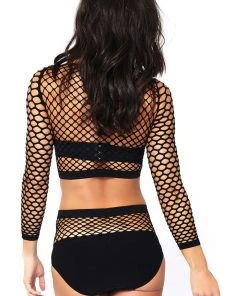 Lingerie Sets Leg Avenue Net Top Set
