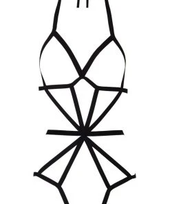 Ladies Fetish Clothing Leg Avenue Opaque Illusion Bodystocking