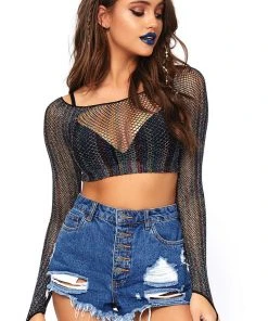 Leg Avenue Rainbow Glitter Top All Ladies Clothing
