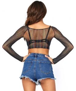 Leg Avenue Rainbow Glitter Top All Ladies Clothing