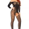 Bodystockings Leg Avenue Reversible Lace Bodystocking