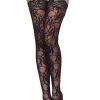 Stockings And Holdups Leg Avenue Stay Up Of Floral Lace Holdups