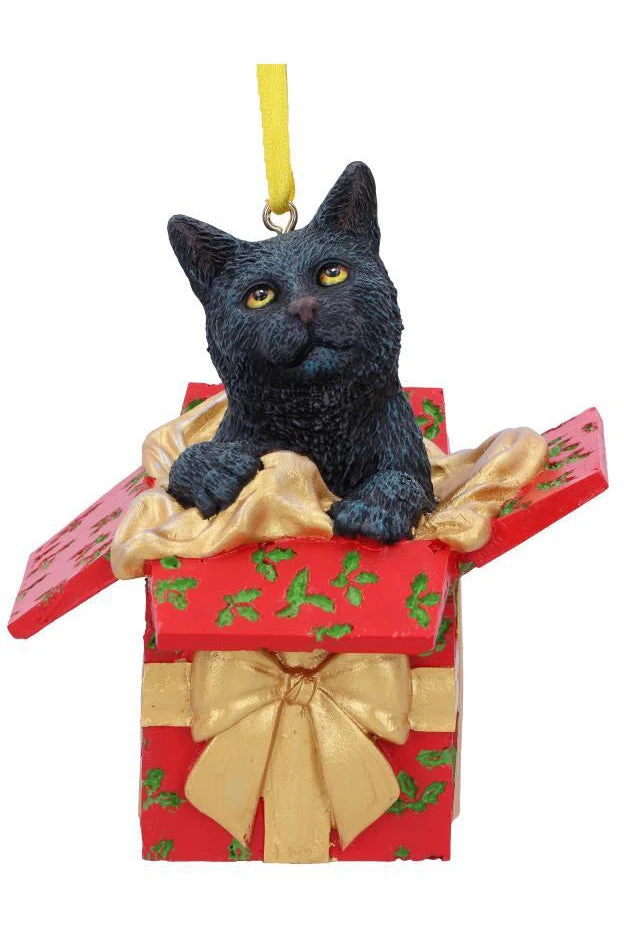 Nemesis Now Lisa Parker Present Cat Hanging Ornament All Homeware 3 Nemesis Now Lisa Parker Present Cat Hanging Ornament All Homeware