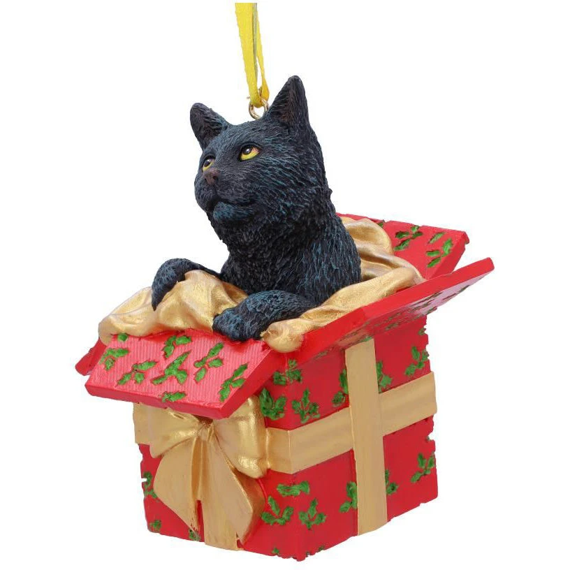 Nemesis Now Lisa Parker Present Cat Hanging Ornament All Homeware 4 Nemesis Now Lisa Parker Present Cat Hanging Ornament All Homeware