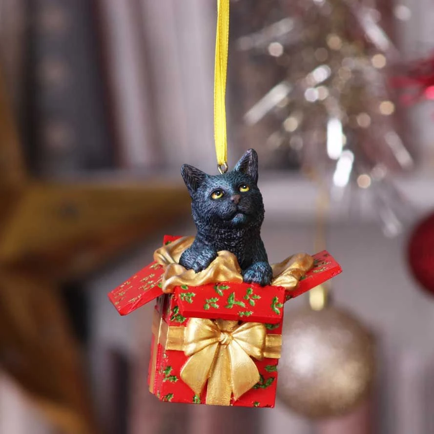 Nemesis Now Lisa Parker Present Cat Hanging Ornament All Homeware 9 Nemesis Now Lisa Parker Present Cat Hanging Ornament All Homeware