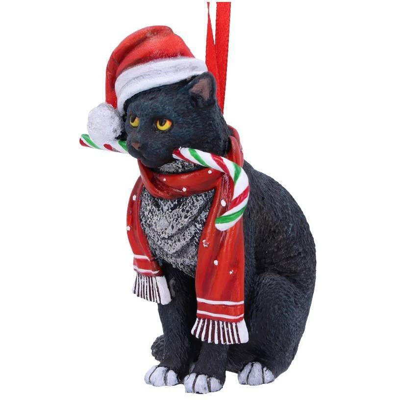 Nemesis Now Lisa Parker Candy Cane Cat Hanging Ornament All Homeware 4 Nemesis Now Lisa Parker Candy Cane Cat Hanging Ornament All Homeware