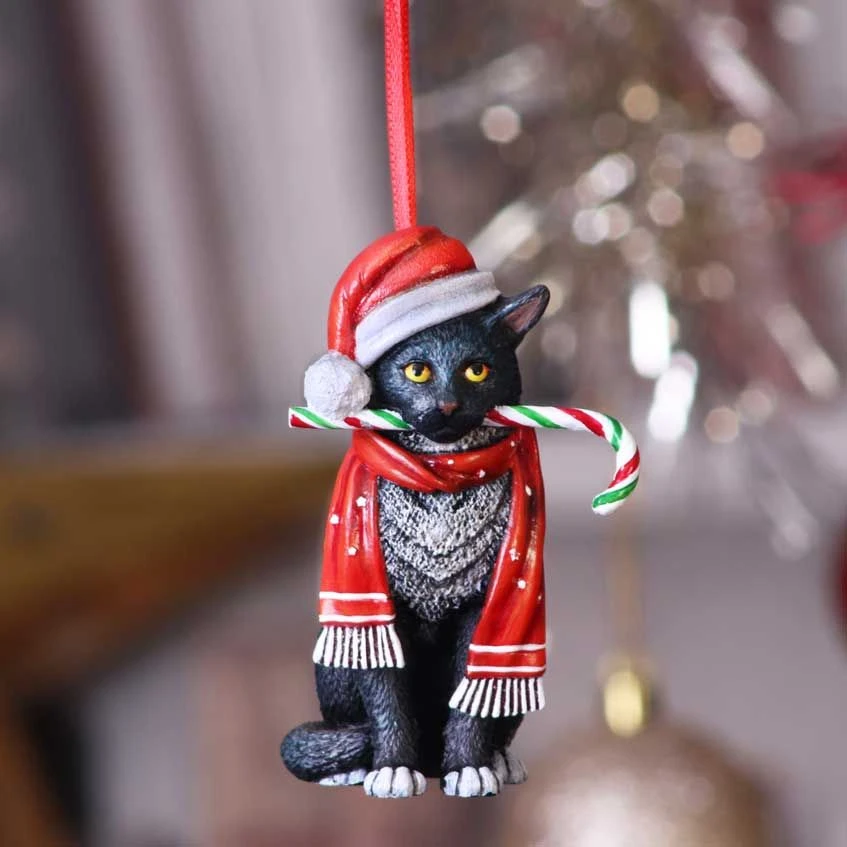 Nemesis Now Lisa Parker Candy Cane Cat Hanging Ornament All Homeware 9 Nemesis Now Lisa Parker Candy Cane Cat Hanging Ornament All Homeware