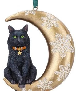 Nemesis Now Lisa Parker Moon Cat Hanging Ornament