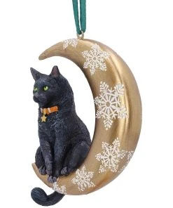 Nemesis Now Lisa Parker Moon Cat Hanging Ornament