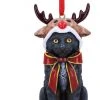Nemesis Now All Homeware Lisa Parker Reindeer Cat Hanging Ornament