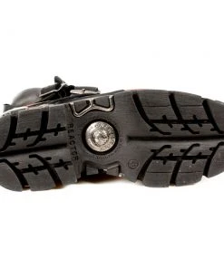 New Rock Boots New Rock Red Flame Ankle Boots, M.288-S1 Gothic Boots