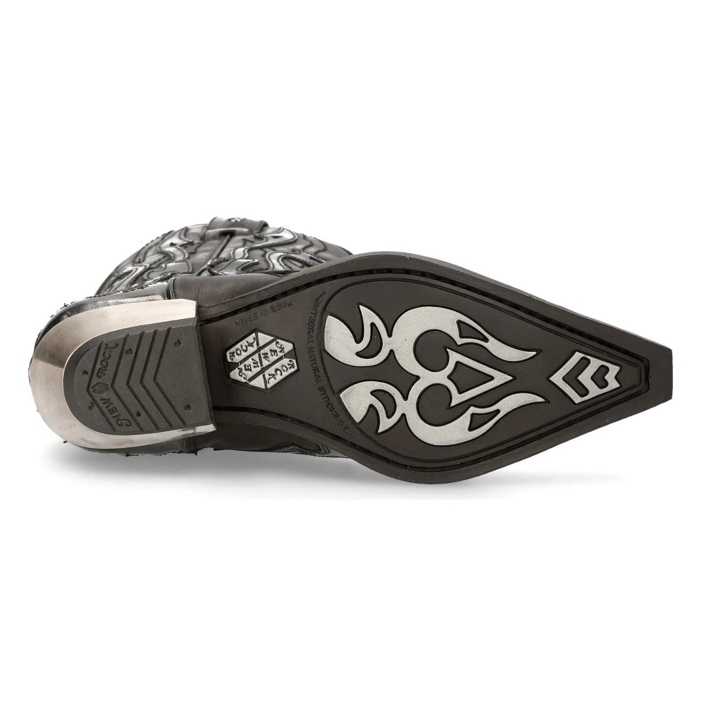 New Rock Boots New Rock Cowboy Boots M.7921-S3 10 New Rock Boots New Rock Cowboy Boots M.7921-S3