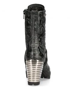 New Rock Boots New Rock Vintage Flower Trail Boots M.TR001-S24 Gothic Boots