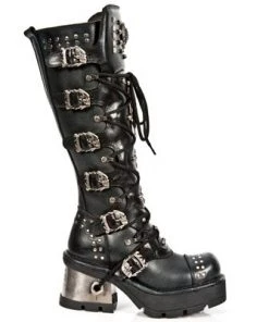New Rock Boots Gothic Boots New Rock Ladies Knee Skull Boots M.1030-S1 21 New Rock Boots Gothic Boots New Rock Ladies Knee Skull Boots M.1030-S1