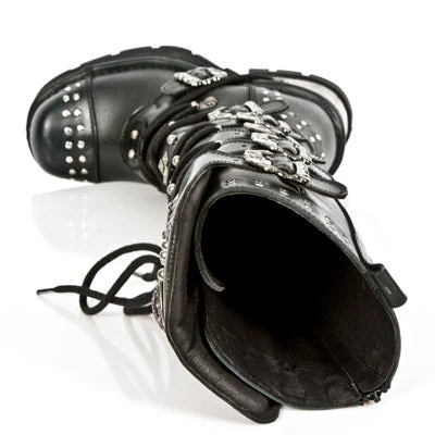 New Rock Boots Gothic Boots New Rock Ladies Knee Skull Boots M.1030-S1 11 New Rock Boots Gothic Boots New Rock Ladies Knee Skull Boots M.1030-S1