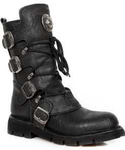 New Rock Boots Gothic Boots New Rock Vintage Flower Comfort Light Boots M.1473-S43