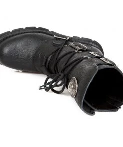 New Rock Boots Gothic Boots New Rock Vintage Flower Comfort Light Boots M.1473-S43